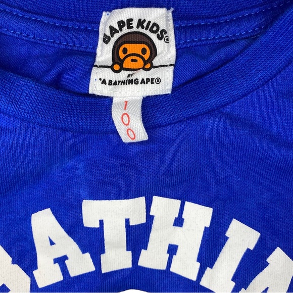 BAPE Kids TShirt 3T Blue - Picture 4 of 4